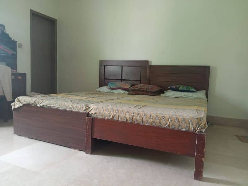 two single bed with mattress 3