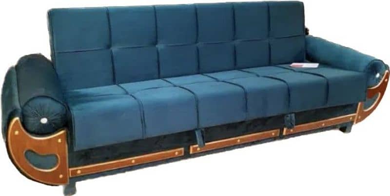 sofa cum bed  (2in1 sofa +bed Molty foam (10 years warranty) 0