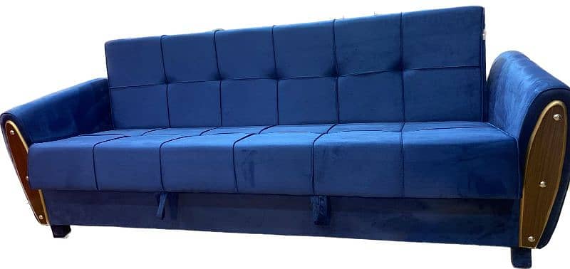 sofa cum bed  (2in1 sofa +bed Molty foam (10 years warranty) 6