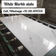 imported white marble slabs