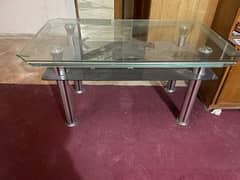 Double Shelf 6 seater dining table 0