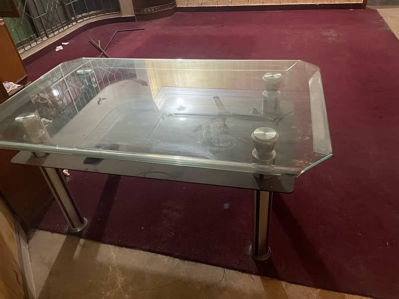 Double Shelf 6 seater dining table 1