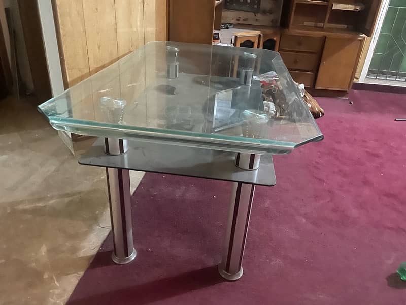 Double Shelf 6 seater dining table 3