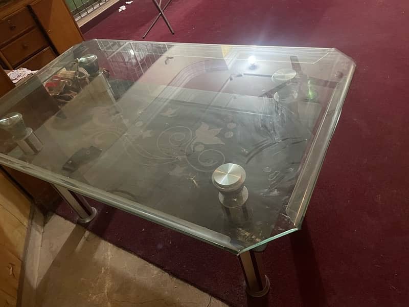 Double Shelf 6 seater dining table 7