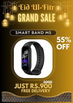 M5 Smart Band, smart watches for men and women eid sale offer