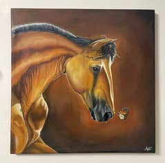 Horse Oil Painting 2ft