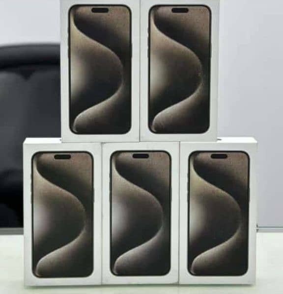 iphone 15 pro 256gb (box pack Brand new) jv all colors 0