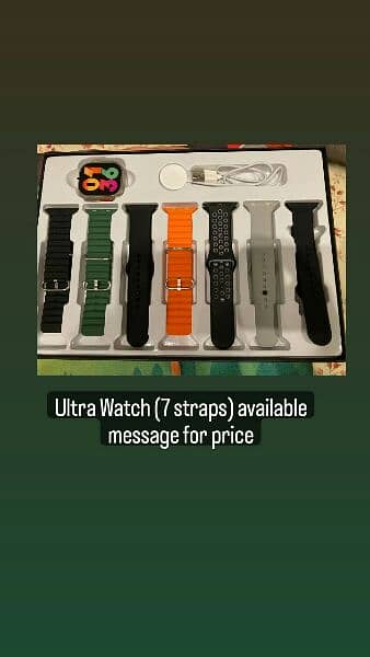 Ultra Watch (4 straps) available message for price 0