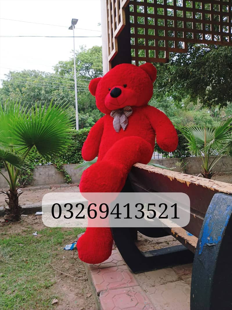 GIant Red Teddy Bear Huge HUggable Teddy Bear 03269413521 2