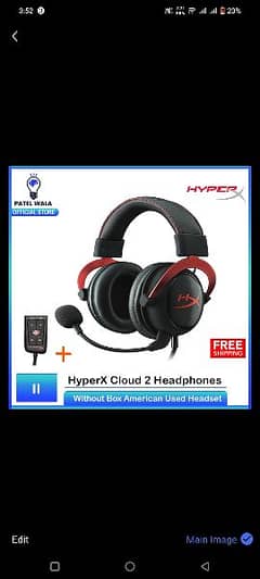 hyperx Cloud 2 headphone