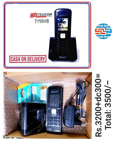 Single PTCL Landline Cordless / Wireless Telephone. 16