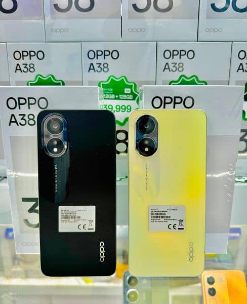OPPO A18 128GB BOX PACK PTA APPROVED RENO 11F A78 A58 A38 AVAILABLE 1