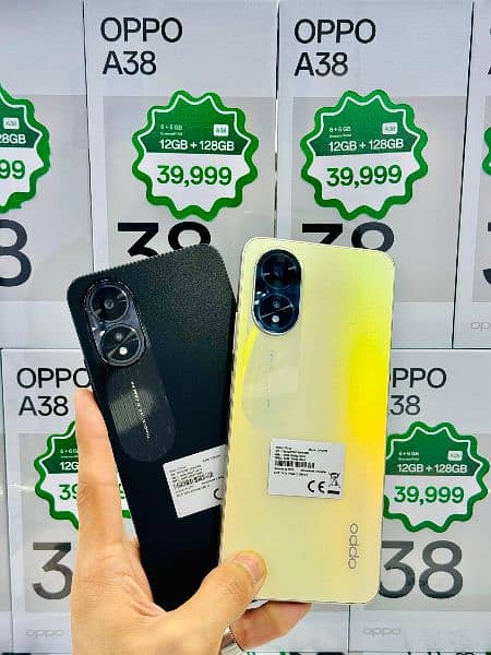 OPPO A18 128GB BOX PACK PTA APPROVED RENO 11F A78 A58 A38 AVAILABLE 3