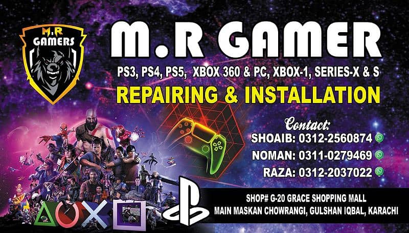 ps4 ps5 xboxone(one s)(one x)(series s)(series x)all repairing 0