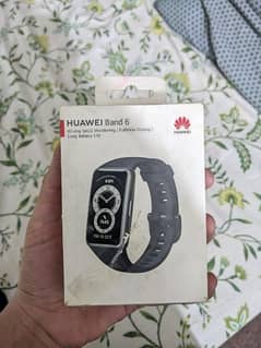 Huawei band 6 with box and charger