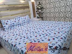 cotton double bed bedsheets
