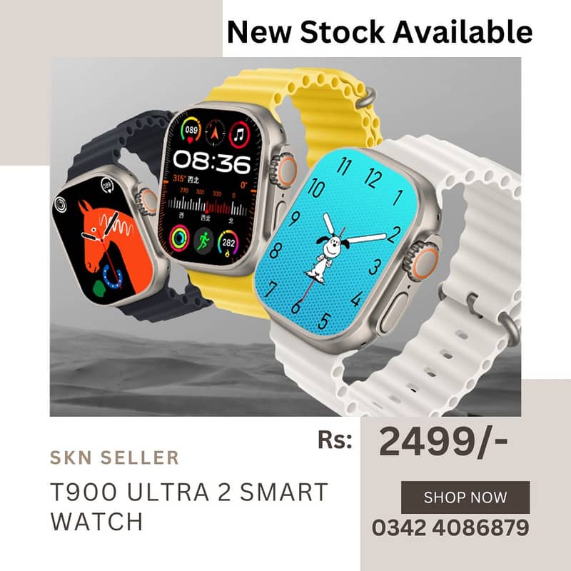 New Stock (G9 Ultra Pro Series 8 Smart Watch American Gold Edition ) 6