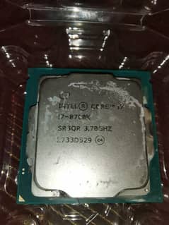 Intel Core I7 8700K with ASUS Z370F Board with TridentZ gold 32gb cl16