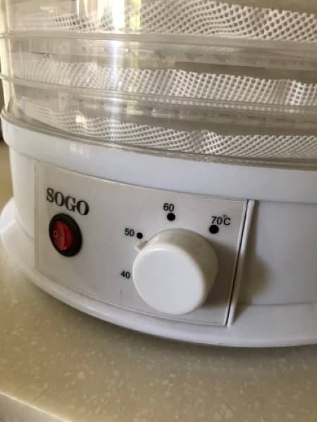 Sogo Rotary Food Dehydrator with tray liners. 2