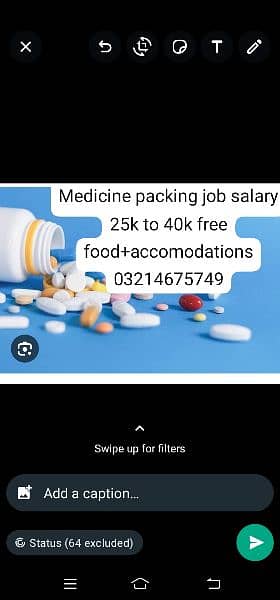 need staff required medicine packing 0