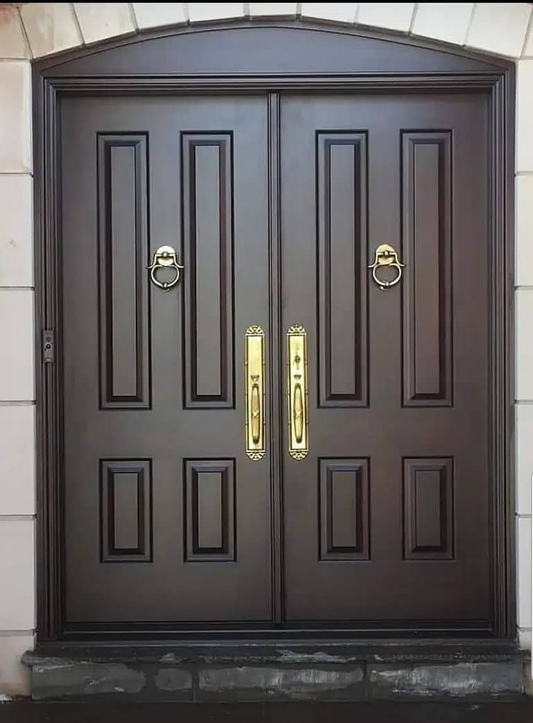 Solid wood Doors/لکڑی کے دروازے All type Of Doors, LifeTime Warranty 3