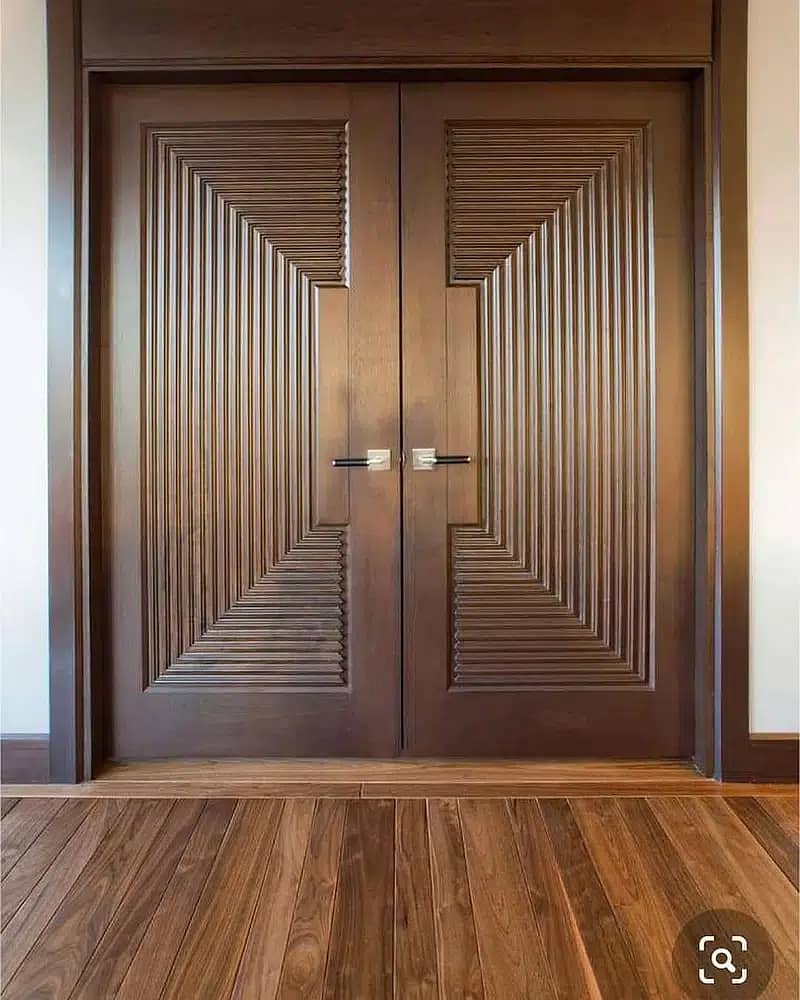 Solid wood Doors/لکڑی کے دروازے All type Of Doors, LifeTime Warranty 2