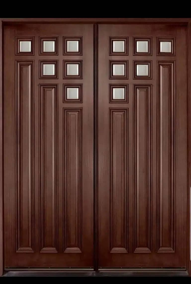 Solid wood Doors/لکڑی کے دروازے All type Of Doors, LifeTime Warranty 6