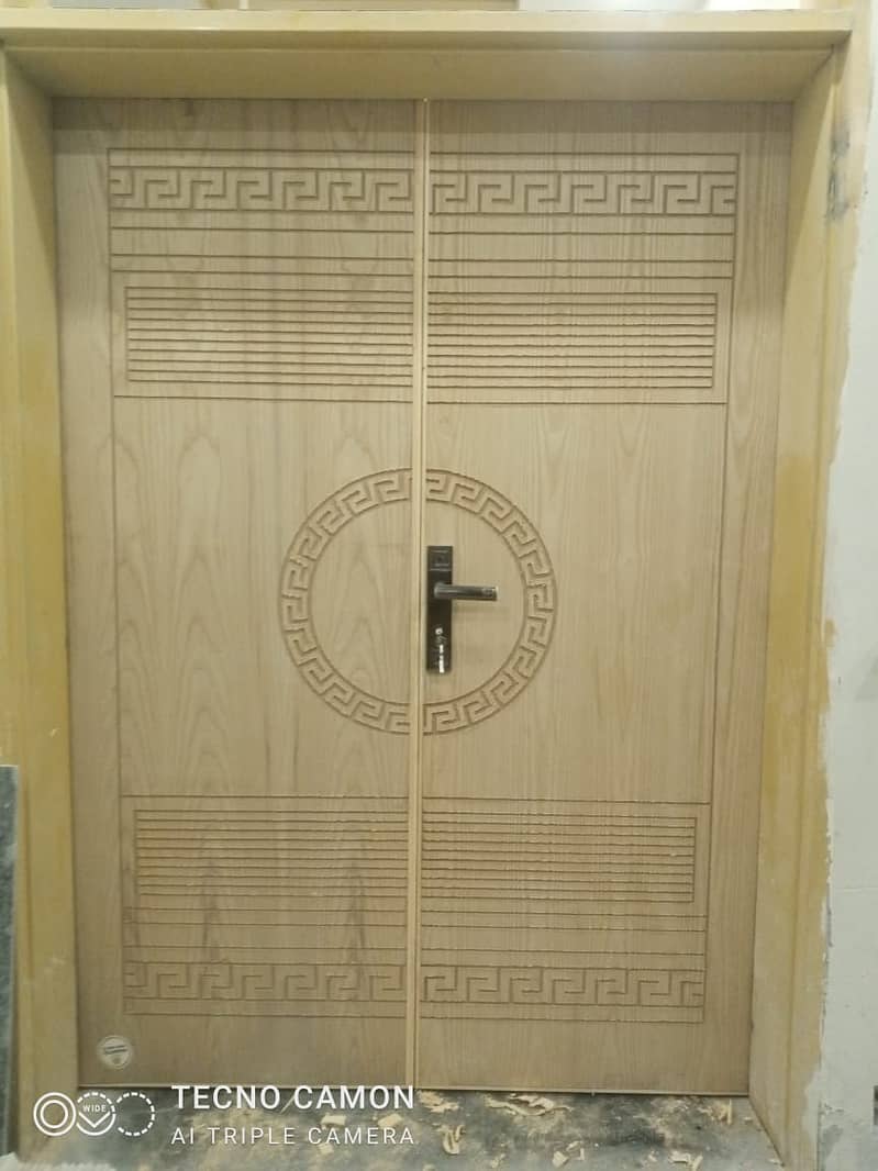 Latest Door Design/solid doors/Luxury Hard Solid Wood doors 13