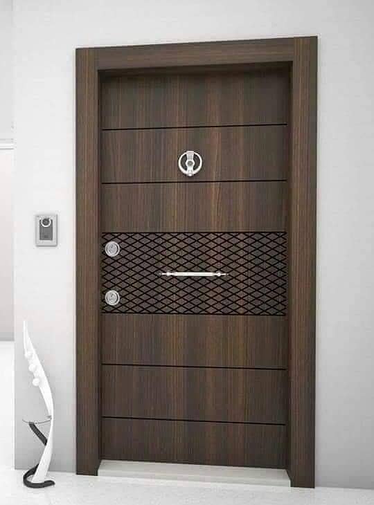Latest Door Design/solid doors/Luxury Hard Solid Wood doors 3