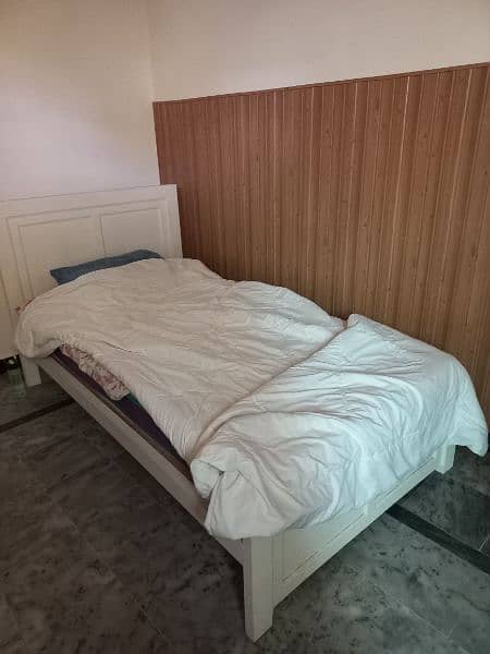 White Single Bed 1
