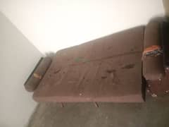 Sofa come Bed pure wood frame urgent sale