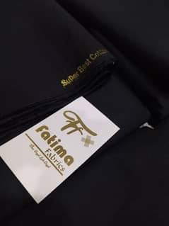 Jet Black Soft Cotton for Men Perimum Quality Fabric 0