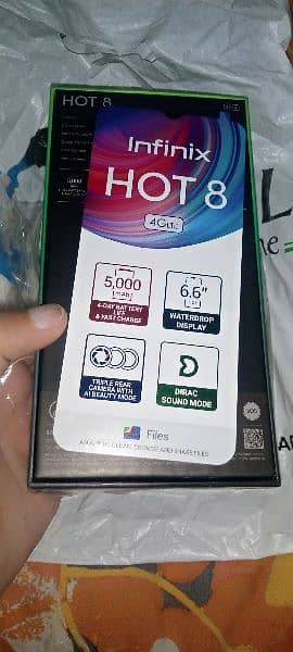 Infinix Hot 8, 4 64 No repair , Original Penal Original set ,Dual sim 3