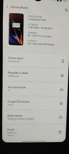 OnePlus 6t                ok condition whatsapp number 03213421956 2