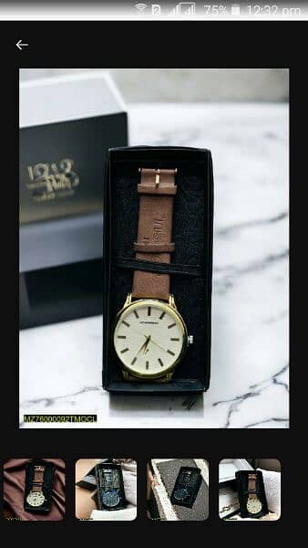 Men's Casual Analogue watch with Box 4