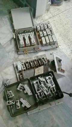 2 metal fuse boxes for sale