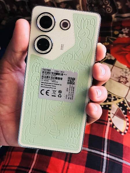 Tecno Camon 20 Ram 8+8 256 GB Full new box open only 15 day used 10/10 0