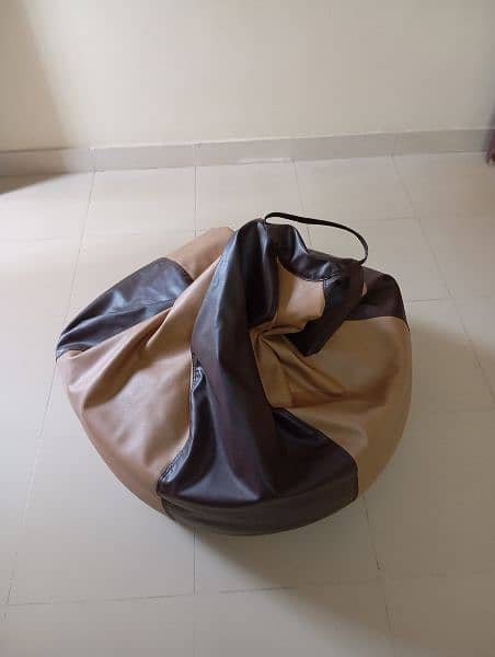 Leather Bean Bag 1
