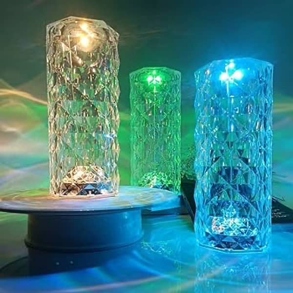 CRYSTAL LAMP 16 COLOURS WITH REMOTE | FREE DELIVERY 1