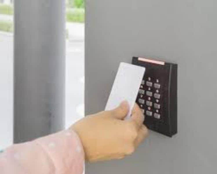 Digital keypad pin card password electronic door lock access control 0