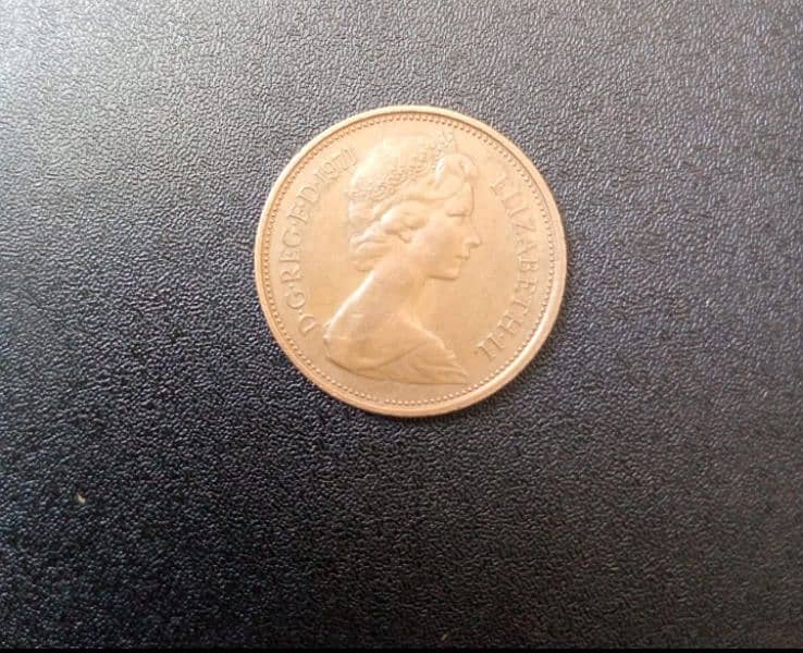 Unique Coin 1971 Two New Pence 1