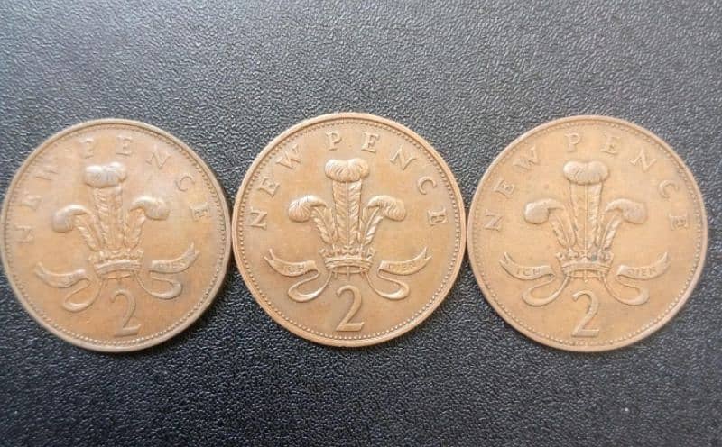 Rare Unique Coin 1971 Two New Pence 3