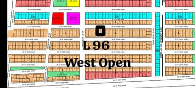 West Open 80 SqYard Plot Available in Bolan Block North Town Phase-2