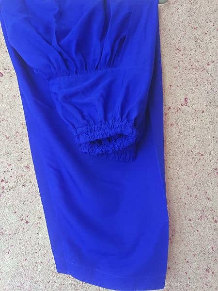 Chiffon dress, Blue colour, new Condition 2