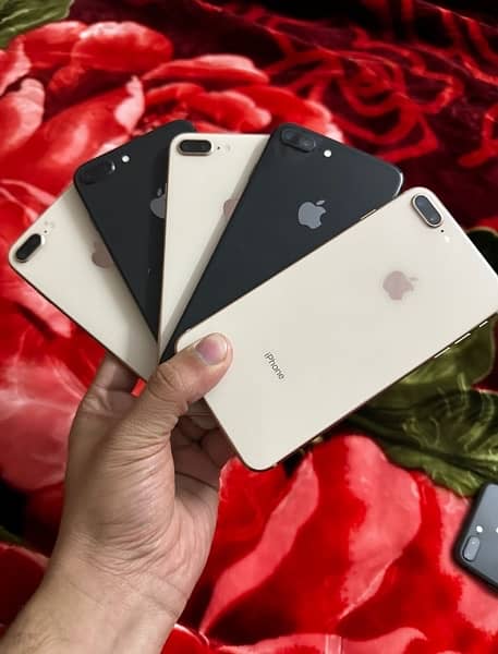 iPhone PTA aprowd  7plus/8plus stok available 256gb 1