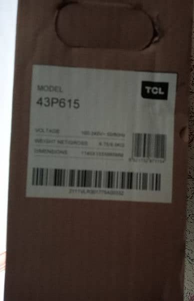 TCL LED for sale 43p615 5