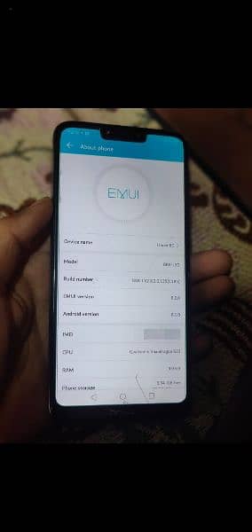HONOR 8C FOR SALE IN 10/10 CONDITION PTA APPROVED WITH BOXstorage:3/32 2