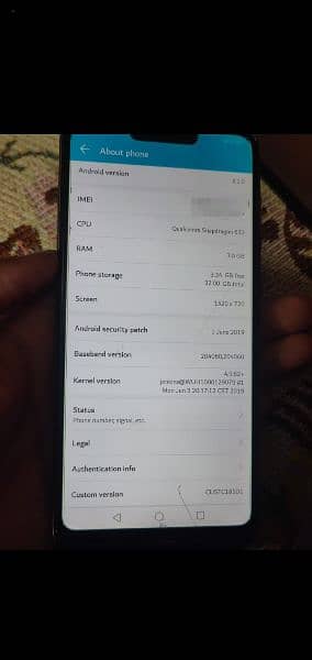 HONOR 8C FOR SALE IN 10/10 CONDITION PTA APPROVED WITH BOXstorage:3/32 5