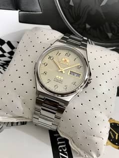 ORIENT Crystal GOLD-AUTOMATIC-JAPAN MADE WATCH-RADO-OMEGA-ROLEX-TISSOT