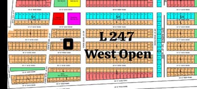 West Open L-247 80SqYard Plot Available In Bolan Block North Town Phase-2 0
